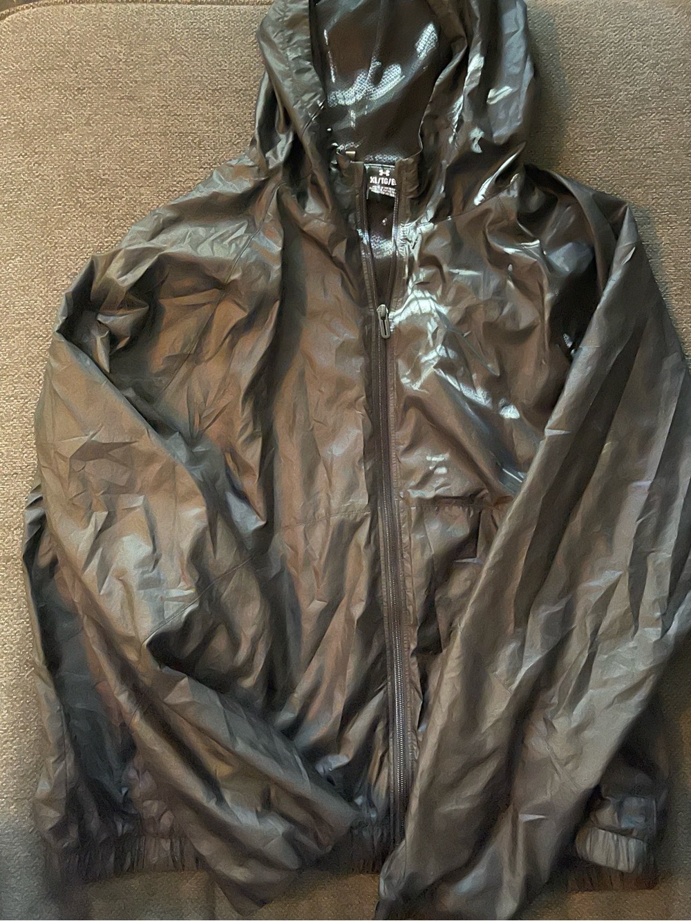 Under Armour Black rain jacket